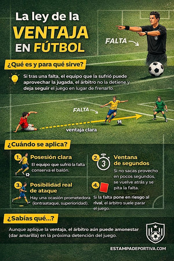 ley de la ventaja infografía