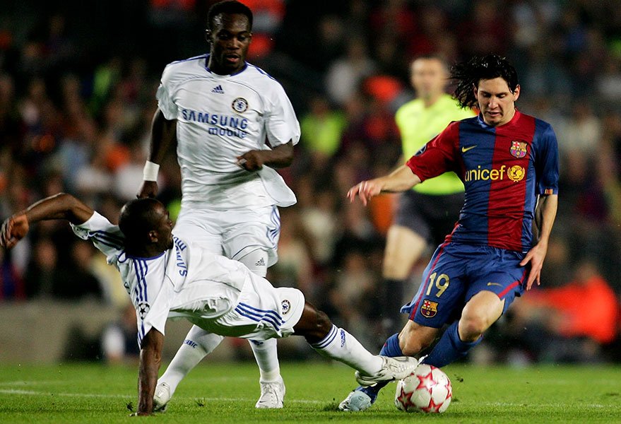 Claude Makélélé y Messi